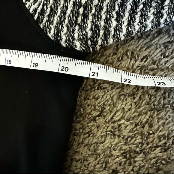 Loft women’s midi dress‎ size 12 black gray - Picture 5 of 6